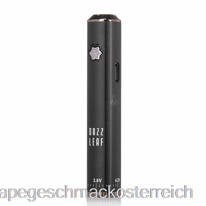 Dazzleaf Squarii Bottom Twist 510 Batterie Schwarz Vape Geschmack